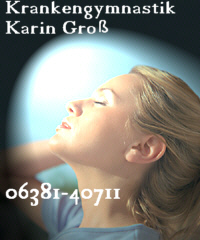 Werbung Krankengymnastik Karin Gro&szlig;, Kusel